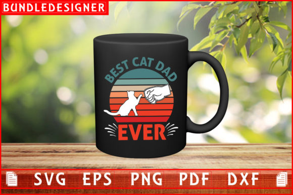 Best Cat Dad Ever-Cat Svg T-shirt Design Review