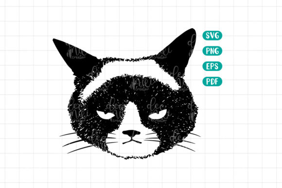 Cat Face Black Cat Svg Design Review