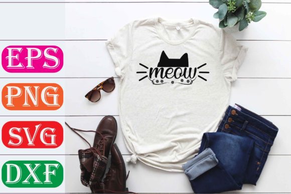 Cat Svg Design Meow Review
