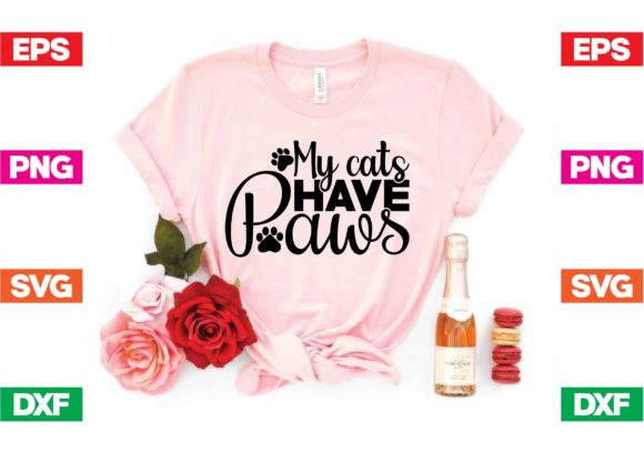 Cat SVG Design: My Cats Have Paws