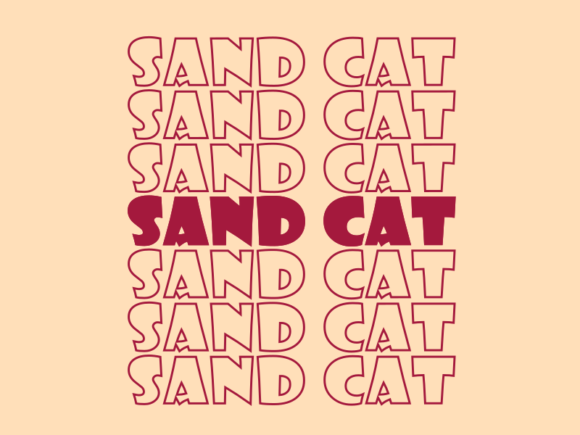 Sand Cat Svg Cut File Review for Embroidery Projects