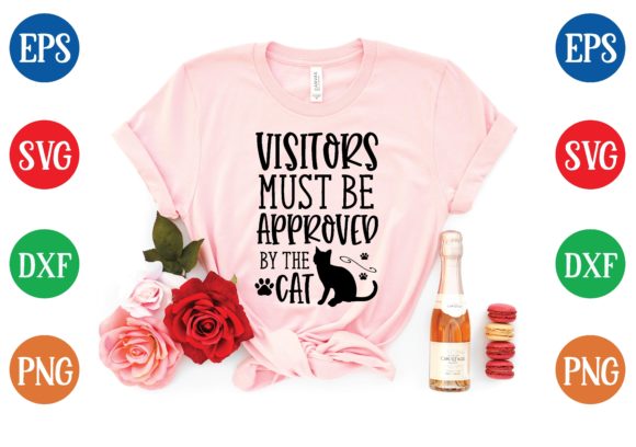 Visitors Must Be Approved by the Cat Svg Review